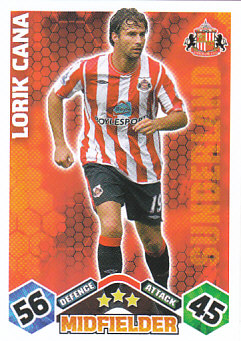 Lorik Cana Sunderland 2009/10 Topps Match Attax #281